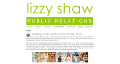 Desktop Screenshot of lizzyshawpr.com